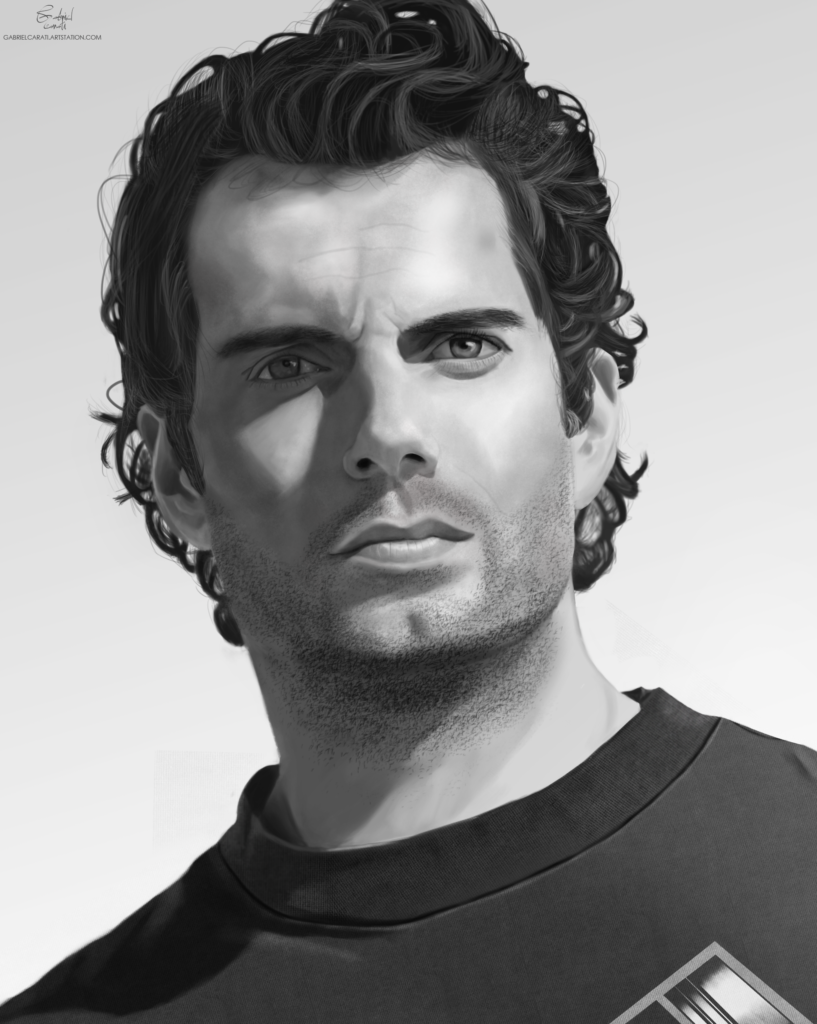 Henry Cavill Value Study